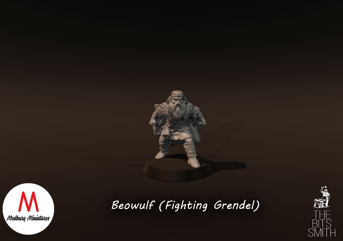 Kämpfender Beowulf